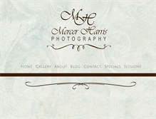 Tablet Screenshot of mercerharrisphotography.com